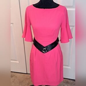 Eliza J. Women's Hot Pink Sheath Dress    Size 2